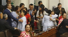 Así celebró el fujimorismo el retorno a la bicameralidad aprobada por el Congreso