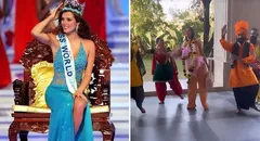 Maju Mantilla vuelve al Miss Mundo a 20 años de su coronación y es recibida con música hindú