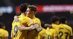 Barcelona no tuvo piedad del Atlético: lo goleó 3-0 y se acerca al líder Real Madrid