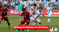 El aplastante historial de la Vinotinto vs. Guatemala antes del amistoso FIFA: ¿quién ganó más veces?