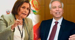 Inés Tello y Aldo Vásquez llegaron a la sede de la JNJ para ser reincorporados