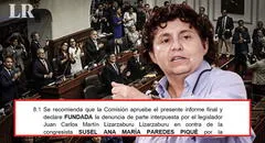 Congreso: pretenden multar a Susel Paredes por tildar a sus colegas de brutos e idiotas