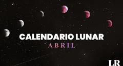 Calendario lunar de abril 2024: ¿cuándo hay luna llena y en qué fase está el satélite?