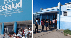Chiclayo: decenas de asegurados forman colas en los exteriores de EsSalud