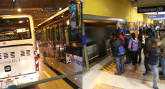 Metropolitano: reportan bus malogrado en Estación Central y usuarios caminan para llegar a sus destinos