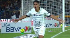 Piero Quispe marcó espectacular golazo y le dio la victoria a Pumas UNAM en México