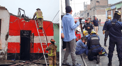 Se origina incendio en casona ubicada en el centro de Lima