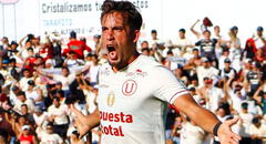 Universitario venció 2-1 a Unión Comercio con doblete de Martín Pérez Guedes por el Apertura