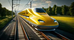 El primer tren bala que conectará Las Vegas con Los Ángeles para los Juegos Olímpicos 2028