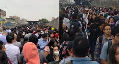 Metropolitano colapsa: reportan largas colas y desorden tras cambios en rutas y horarios en expresos