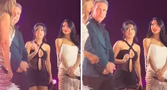 Filtran FUERTE discusión entre Thalía y Becky G sobre el escenario de los Latin AMA's