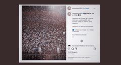 Universitario comparte imagen editada y desata furia de hinchas: "¿Qué necesidad de photoshopear?"