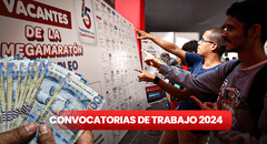 Convocatorias de trabajo en el Estado del 13 al 19 de mayo: ¡Postula ya y gana hasta S/12.000!
