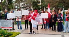 Juntas vecinales de Lima marchan contra "malas prácticas" de constructoras y el Ministerio de Vivienda