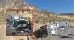Al menos 13 muertos deja volcadura de bus en vía Los Libertadores: unidad iba de Lima a Ayacucho