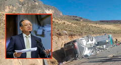 Accidente en Ayacucho: excongresista Edgar Alarcón falleció en bus volcado de Civa