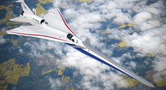 El silencioso avión supersónico X-59 de la NASA que ha superado una prueba para su primer vuelo