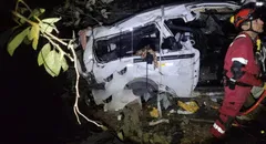 Accidente en Áncash: combi cae a abismo de más de 500 metros y deja 8 fallecidos