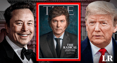 “El radical”: Javier Milei es portada de la revista Time, en la que habló de Elon Musk, Donald Trump y más