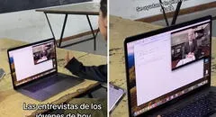 Joven causa debate al usar inteligencia artificial en entrevista laboral y dicen: “Eso es trampa”