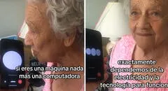 Adulta mayor enfrenta a ChatGPT, pero este la dejó en shock: "Eres una máquina nada más"