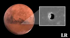 NASA descubre un pozo en la superficie de Marte y científicos no saben qué se esconde adentro