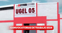 UGEL 5 ofrece empleos CAS para bachiller o titulados con sueldos que superan los S/5600