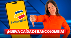 ¿A qué hora se arregla Bancolombia? App bancaria está caída y presenta código de error a usuarios