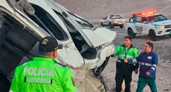 Accidente en Arequipa: 6 fallecidos tras volcadura de minivan en vía Cerro Verde
