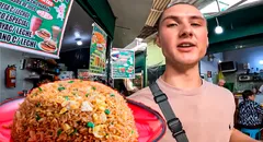 Danés prueba chifa en mercado del Callao y lo describe como el 'McDonald del Perú': "Está en todos lados"