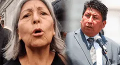 Congresistas Waldemar Cerrón y María Agüero, de Perú Libre, son expulsados de mercado: "¡Fuera, corruptos!"