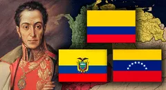 La razón por la que las banderas de Colombia, Ecuador y Venezuela son casi idénticas