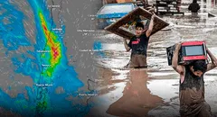Sistema frontal 2024: pronóstico, mapa de lluvias y zonas de catástrofe en Chile