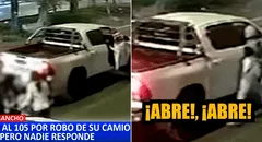 SJL: Roban camioneta a policía, llama al 105 y nadie lo ayudó