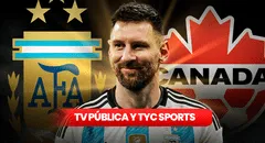Argentina vs. Canadá vía TV Pública, Tyc Sports y Telefé por la Copa América 2024