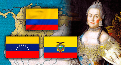 La emperatriz de Rusia que "inspiró" los colores de la Gran Colombia y que usan las banderas de Colombia, Ecuador y Venezuela