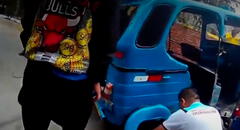 Independencia: chofer informal destroza su mototaxi para evitar ir al depósito