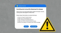 'Algo salió mal': Conoce todo sobre la nueva estafa de Google Chrome que instala malware en PCs