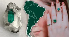 El país de Sudamérica con mayor producción de esmeraldas en el mundo: supera a Brasil