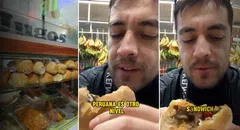 Chileno prueba pan con lomo en mercado y queda impactado: "Bastó un mordisco para saber que la comida peruana es otro nivel"