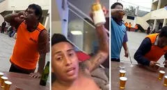 Peruanos participan en carrera con vasos de cerveza y usuarios bromean: “Los entrenamientos de Christian Cueva"