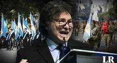 Cierra el desfile militar por el Día de la Independencia en Argentina: Milei fue el protagonista de la celebración