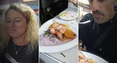 Española y uruguayo prueban ceviche en mercado de Surquillo y afirman: "Un bocado de exquisitez"