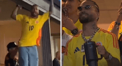 Maluma protagonista polémica con hinchas argentinos durante la final de la Copa América 2024