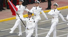 Así fue el desfile de la delegación china en la Gran Parada Militar 2024: el primero en la historia de Perú