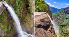 La cascada de Colombia en la que el agua "cae hacía arriba": actividades y cómo llegar a este paraíso natural