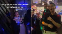 Peruano pidió celebrar su cumpleaños con todas sus exparejas y su mamá lo hizo realidad: clip es viral