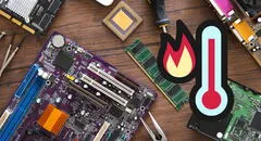 Si el procesador, tarjeta gráfica y otros componentes de tu PC superan esta temperatura, pueden dañarse
