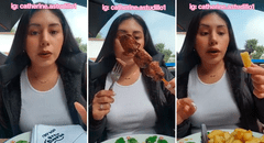 Peruana  sorprendida al ver el precio de un ¼ de pollo a la brasa con anticucho: "¿92 soles?"