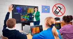 Adiós a los celulares en escuelas de Estados Unidos: California y Carolina del Sur buscan restringir su uso en clases